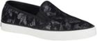 Sperry Seaside Floral Mesh Sneaker Black/white, Size 5m Women's