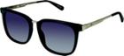 Sperry Newburyport Polarized Sunglasses Black, Size One Size Women's
