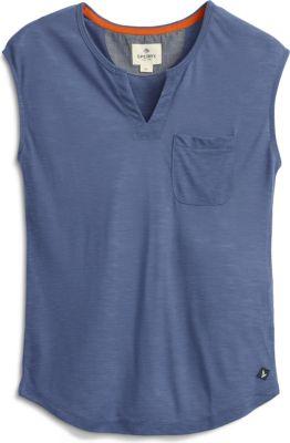 Sperry Split Neck Tank Coastalfordblue, Size Xs Women's