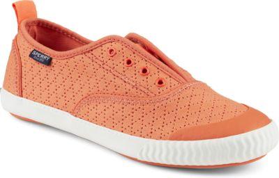 Sperry Paul Sperry Sayel Away Clew Perforated Sneaker Coral, Size 6m Women's Shoes