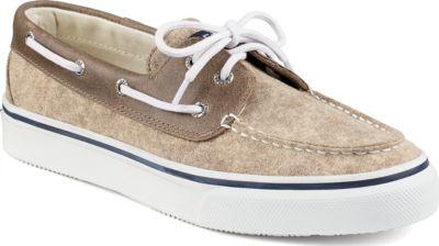 Sperry Bahama White Cap Sneaker Tan, Size 7m Men's Shoes