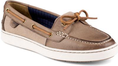 Sperry Harbor Stroll 1-eye Sneaker Greige, Size 5.5m Women's Shoes
