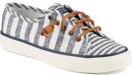 Sperry Seacoast Multi Stripe Sneaker Blue, Size 5m Women's Shoes