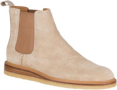Sperry Gold Cup Suede Crepe Chelsea Tan, Size 7m Men's