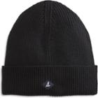 Sperry Ribbed Beanie Black, Size One Size Men's