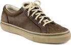 Sperry Striper Leather Lace-up Sneaker Brown, Size 7m Men's Shoes
