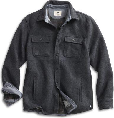 Sperry Bonded Flannel Cpo Jacket Heathergrey, Size L Men's