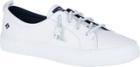 Sperry Crest Vibe Creeper Leather Sneaker White, Size 5m Women's Shoes