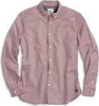 Sperry Micro Gingham Button Down Shirt Red, Size S Men's
