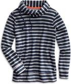 Sperry Funnel Neck Sweatshirt Navy/grey, Size Xs Women's