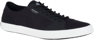 Sperry Flex Deck Ltt Mirco Fiber Sneaker Black, Size 7m Men's Shoes