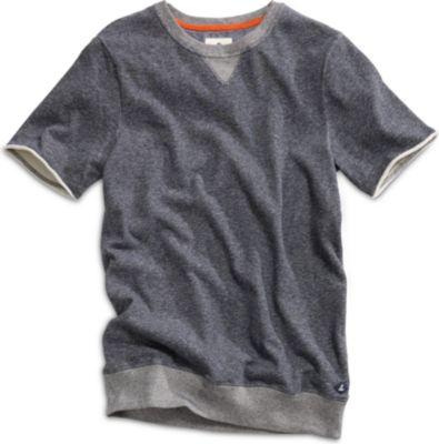 Sperry Marled Cutoff Sweatshirt Navy, Size S Men's
