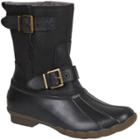 Sperry Saltwater Acadia Duck Boot Black, Size 5.5m Women's Shoes