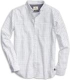 Sperry Dobby Print Button Down Shirt White, Size S Men's