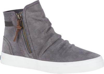 Sperry Crest Zone High-top Sneaker Grey, Size 5m Women's Shoes