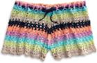 Sperry Crochet Shorts Beach Cover Up Multi, Size Xs Women's