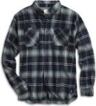 Sperry Double Pocket Flannel Shirt Navyblazer, Size S Men's