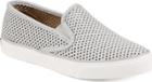 Sperry Seaside Perforated Sneaker Grey, Size 5.5m Women's Shoes