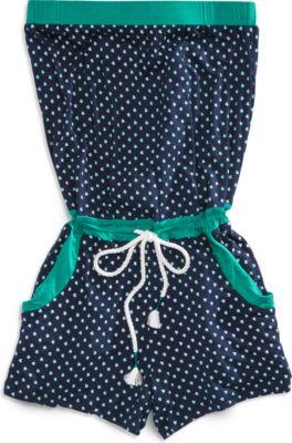 Sperry Marrakesh Medley Romper Navy, Size Xs Women's