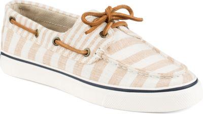 Sperry Bahama Multi Stripe Sneaker Tan, Size 5m Women's Shoes