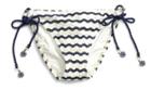 Sperry Sea's The Day String Tie Side Bottom Navy/white, Size Xs Women's