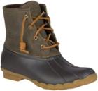 Sperry Saltwater Duck Boot Brown/olive, Size 5m