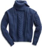 Sperry Cable Knit Sweater Navy, Size Xs Women's