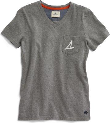 Sperry Burgee Pocket T-shirt Heathergrey, Size Xs Women's