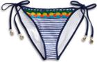 Sperry Caribbean Sunset Side-tie Swim Bottom Navymulti, Size M Women's