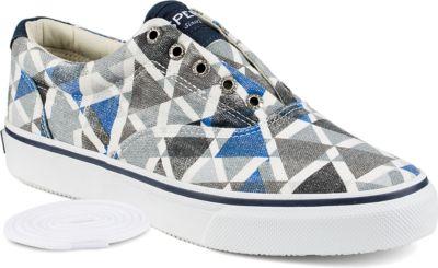 Sperry Striper Morocco Sneaker Blue/grey, Size 7m Men's