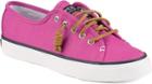 Sperry Seacoast Canvas Sneaker Pink, Size 5m Women's Shoes