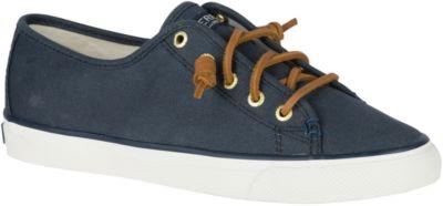Sperry Seacoast Canvas Sneaker Navyburnished, Size 5m Women's Shoes