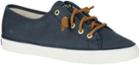 Sperry Seacoast Canvas Sneaker Navyburnished, Size 5m Women's Shoes
