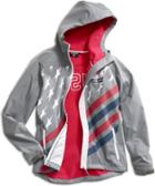 Sperry Us Sailing Team Soft Shell Hooded Performance Jacket Grey, Size S Women's