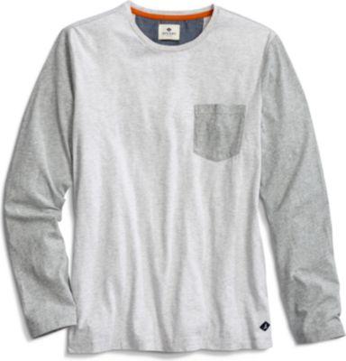 Sperry Top Knit Contrast Crew Ltgrey/grey, Size S Men's