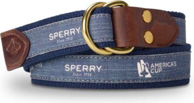 Sperry America's Cup Belt Blue, Size S Men's