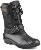 Sperry Saltwater Misty Duck Boot Black, Size 5m Women's Shoes