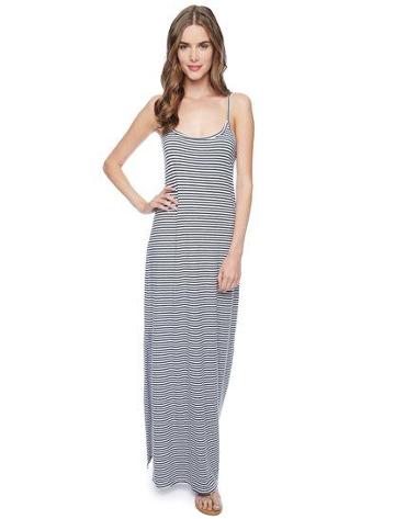 Splendid Navy Stripe Maxi Dress