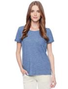 Splendid Indigo Short Sleeve Tee