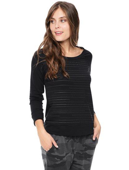 Splendid Embellished Stud Pullover