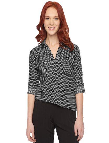 Splendid Harbor Geo Print Essential Top