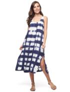 Splendid Window Pane Midi Dress