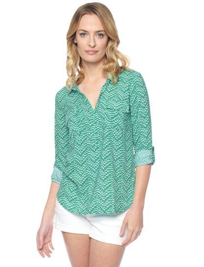 Splendid Plume Print Shirt