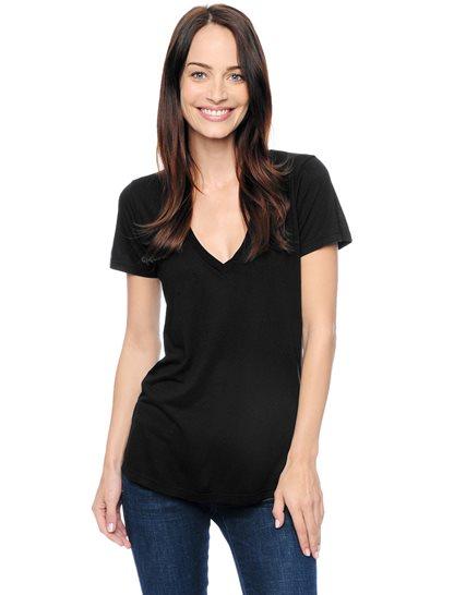 Splendid Very Light Jersey V-neck Tee