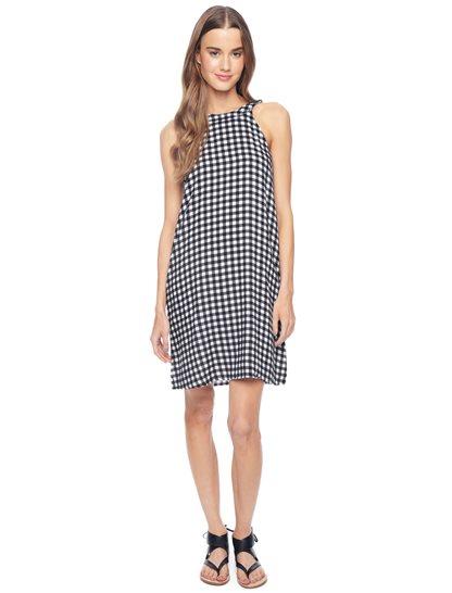 Splendid Gingham Zip Back Dress