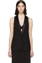Altuzarra Black Wool Murano Vest