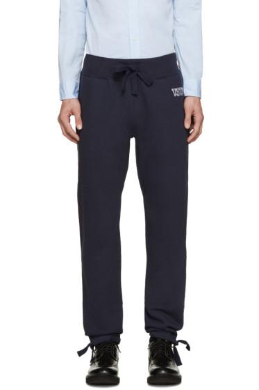 Visvim Navy Vintage Logo Lounge Pants