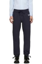 Visvim Navy Vintage Logo Lounge Pants
