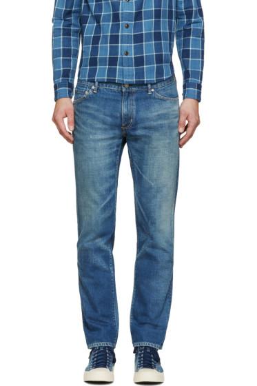 Visvim Blue Damaged 04 Social Sculpture Jeans