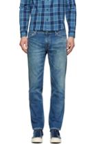 Visvim Blue Damaged 04 Social Sculpture Jeans
